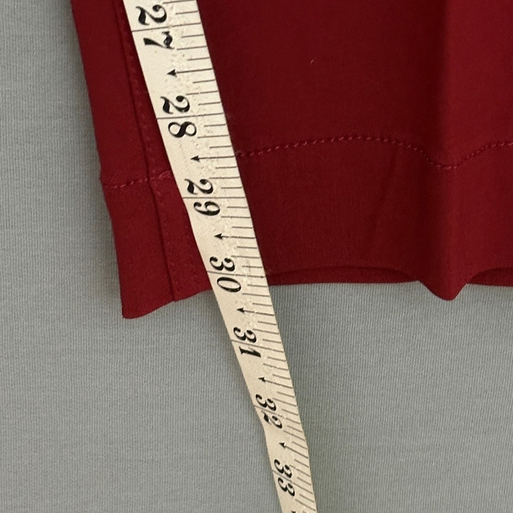 Soft Surroundings Womens Pants Plus 3X Burgundy Pull On Straight Classic Casual - Picture 9 of 13